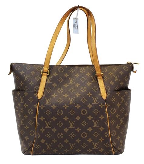 leather louis vuitton tote bag|louis vuitton large monogram tote.